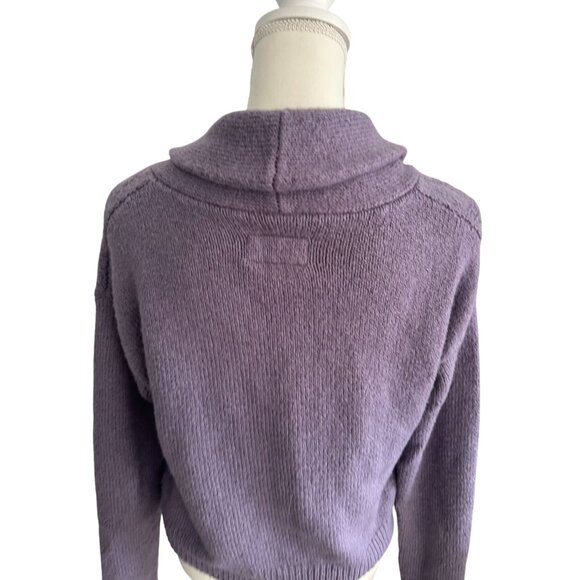 PILCRO Purple Button Down Cardigan Size XS - Picture 5 of 6